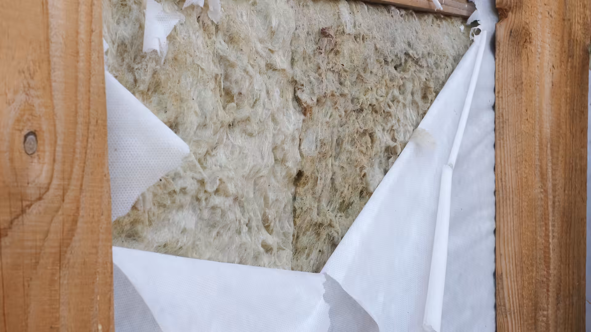 Broken vapor barrier